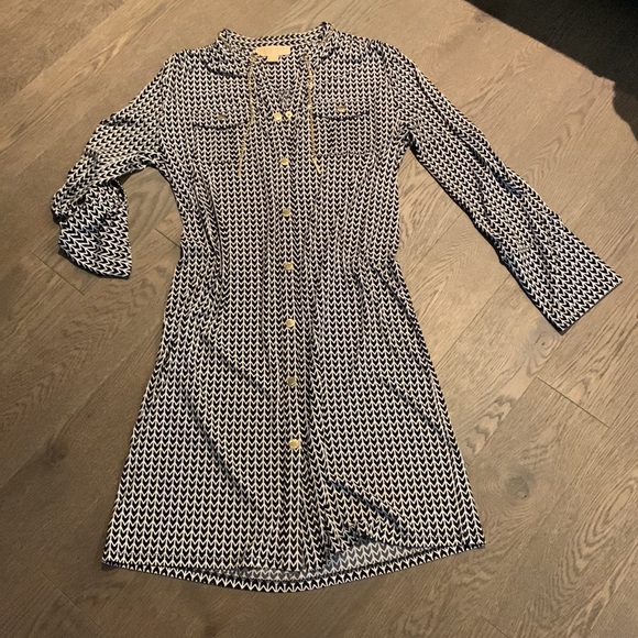 Michael Kors, herringbone, print dress size medium - Picture 4 of 13